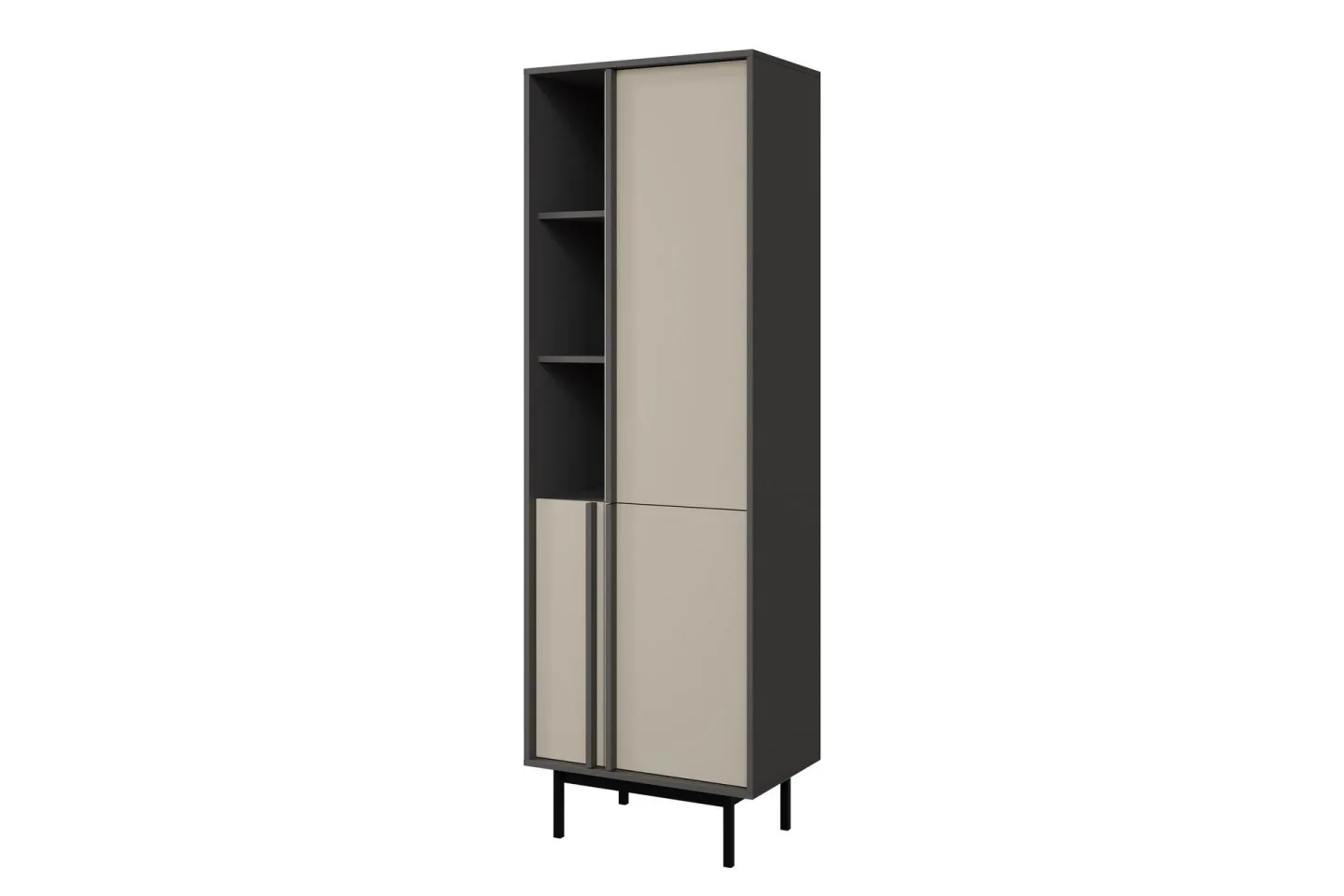 Farshian Highboard - Grå/Beige