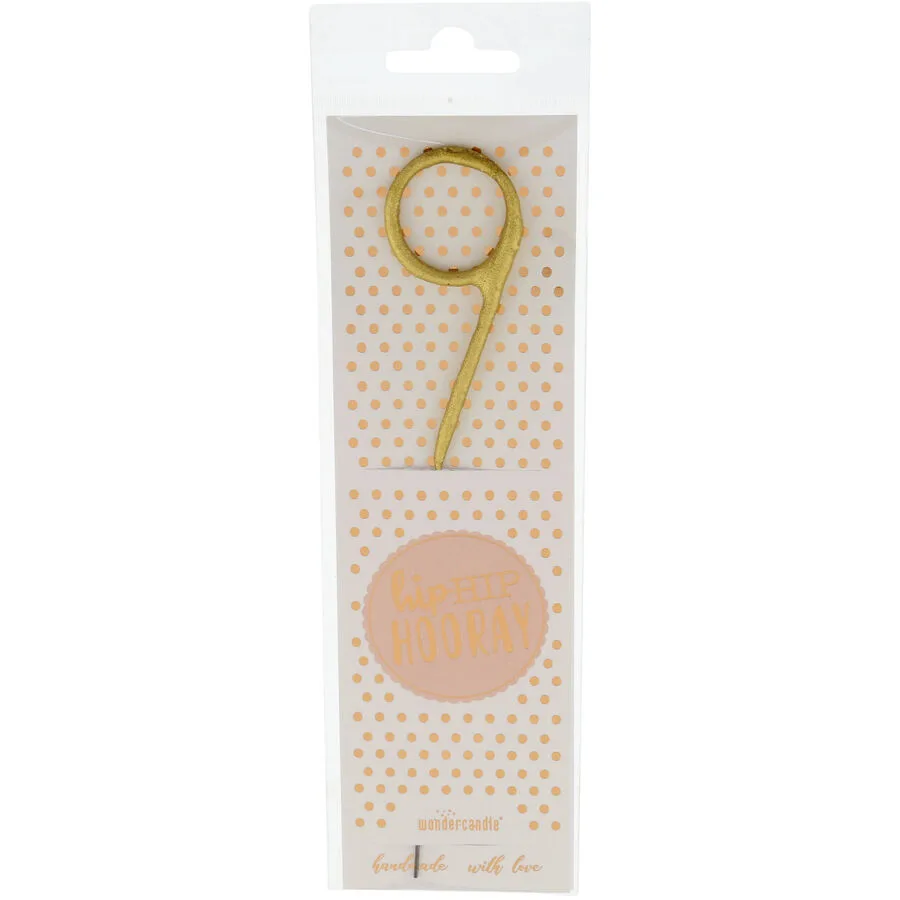 Tortendekoration Office gold Draht H 21.5 cm