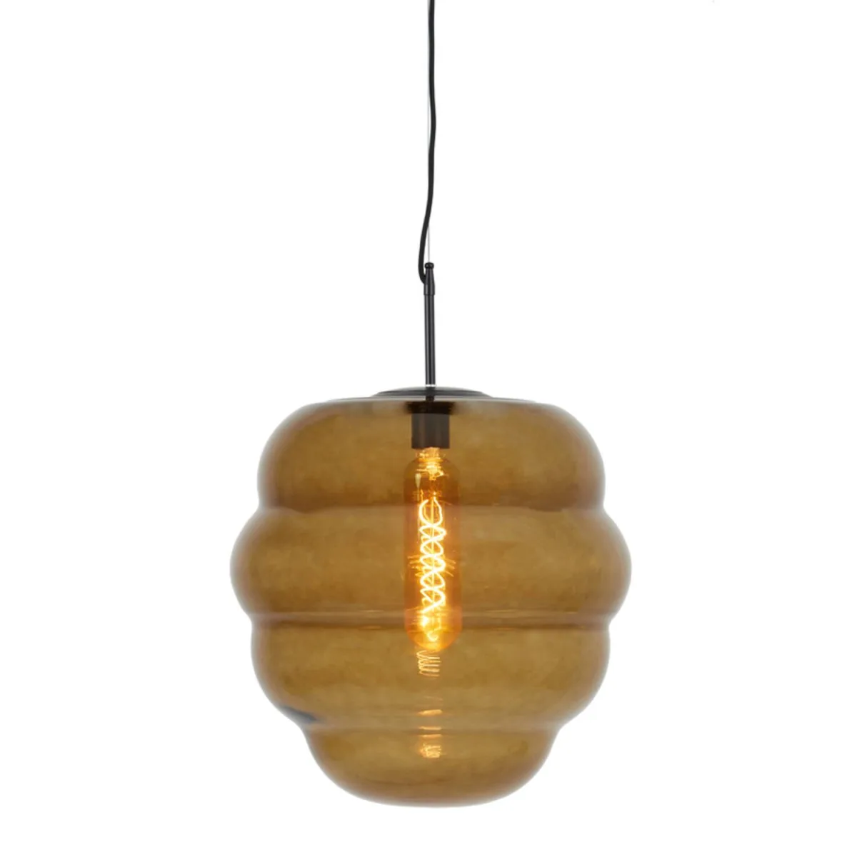 Light & Living - Misty Ø45 - Taklampa - Brun
