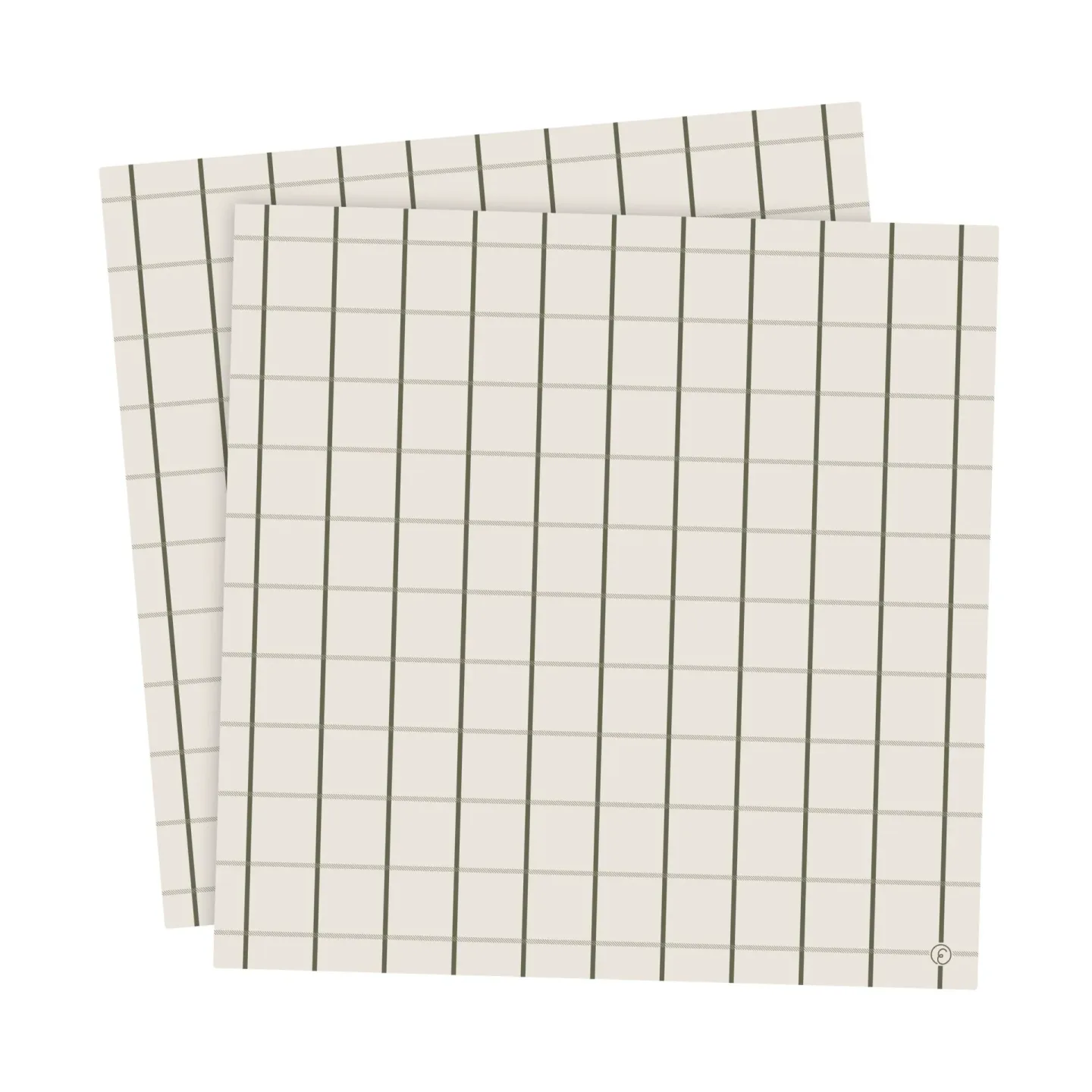 ERNST Ernst Serviette großkariert 33x33 cm 20er-Pack Beige-Grün