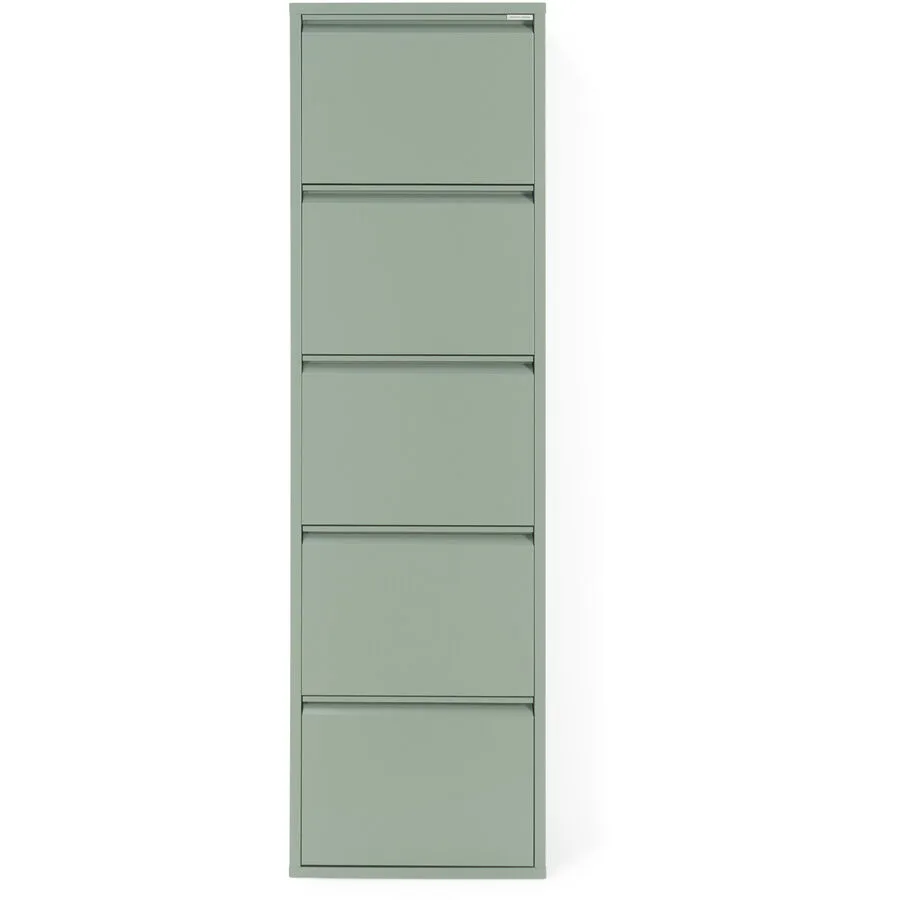 Spinder Design Schuhschrank Hesta dusty Green Stahl B 50 H 169 cm