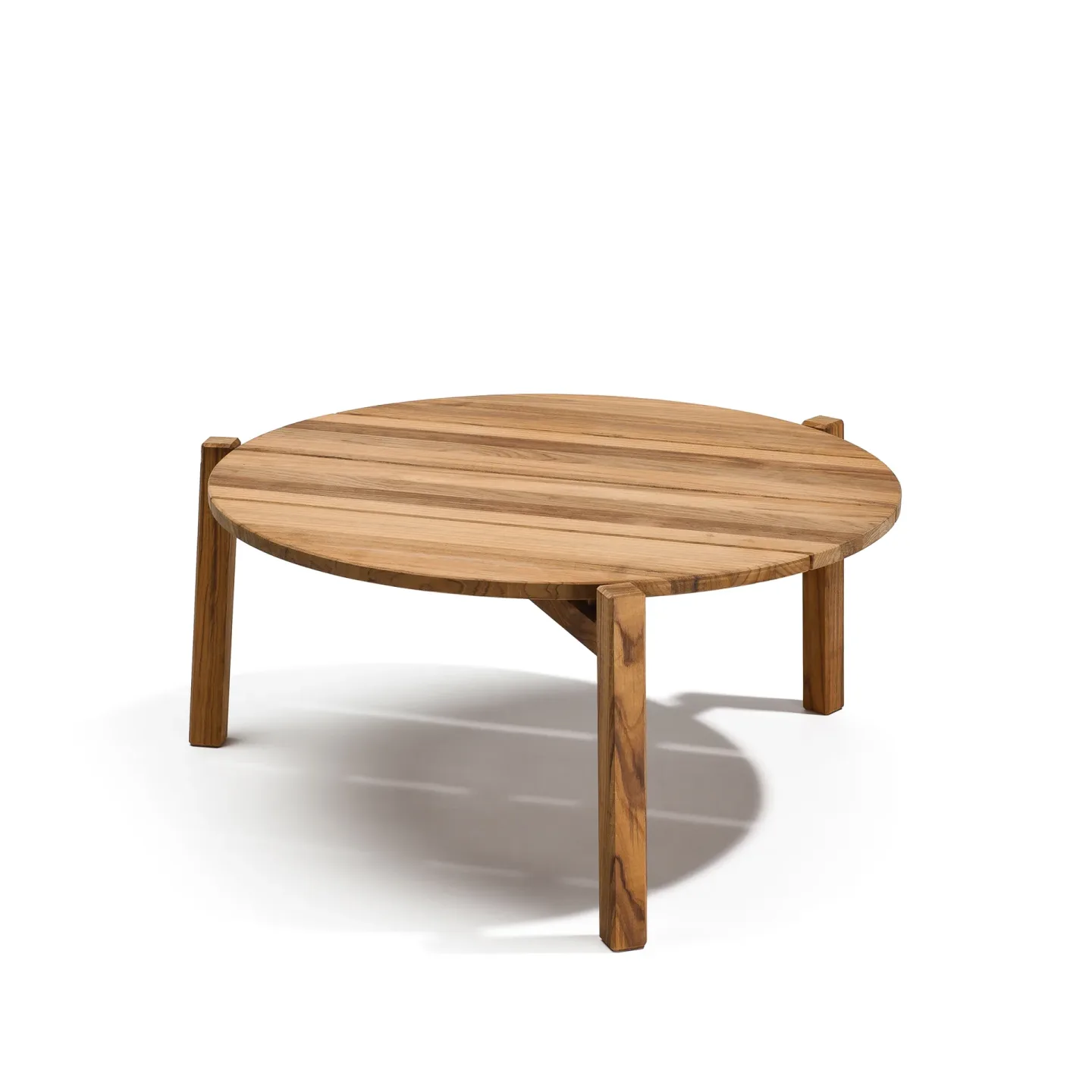 Skargaarden Djurö soffbord Teak, ø79 cm