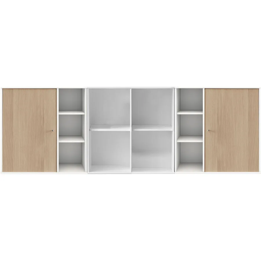 Sideboard Mister Weiss, Natur Spanplatte Eiche Nachbildung B 207 H 69 cm