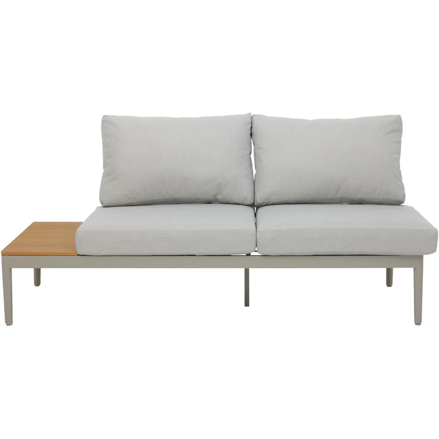 Loungeelement Florida hellgrau Aluminium
