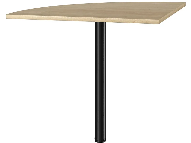 Eckplatte OFFICEO 80x80x74cm eiche