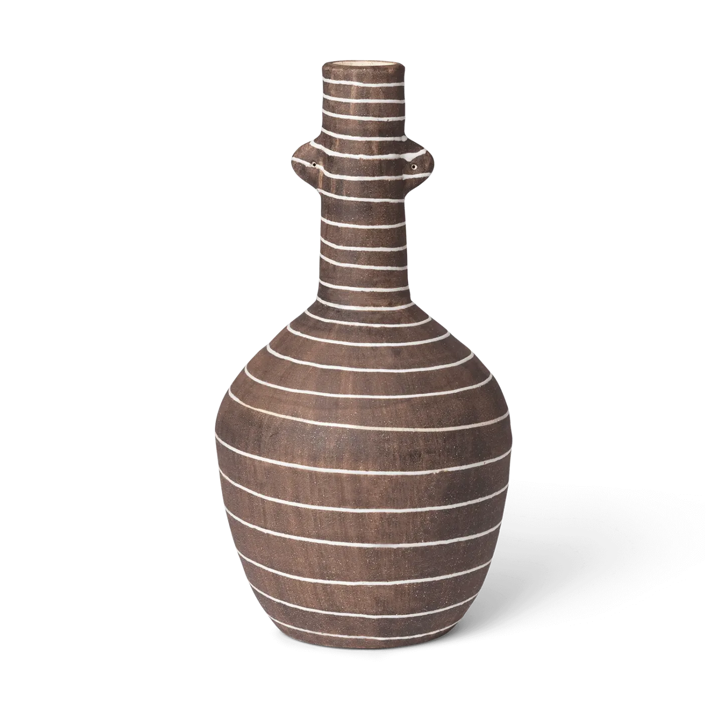 Ferm Living Brura Vase 32 cm Coffee-white