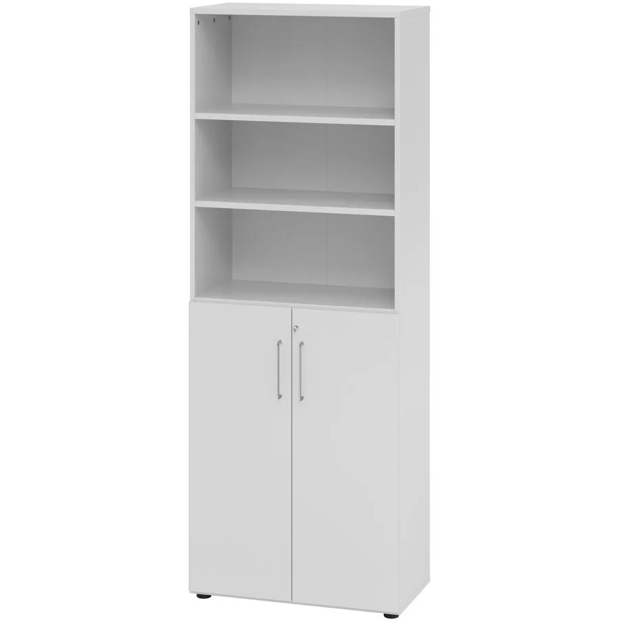 Aktenschrank Office grau Holzwerkstoff B 80 cm H 215.4 cm