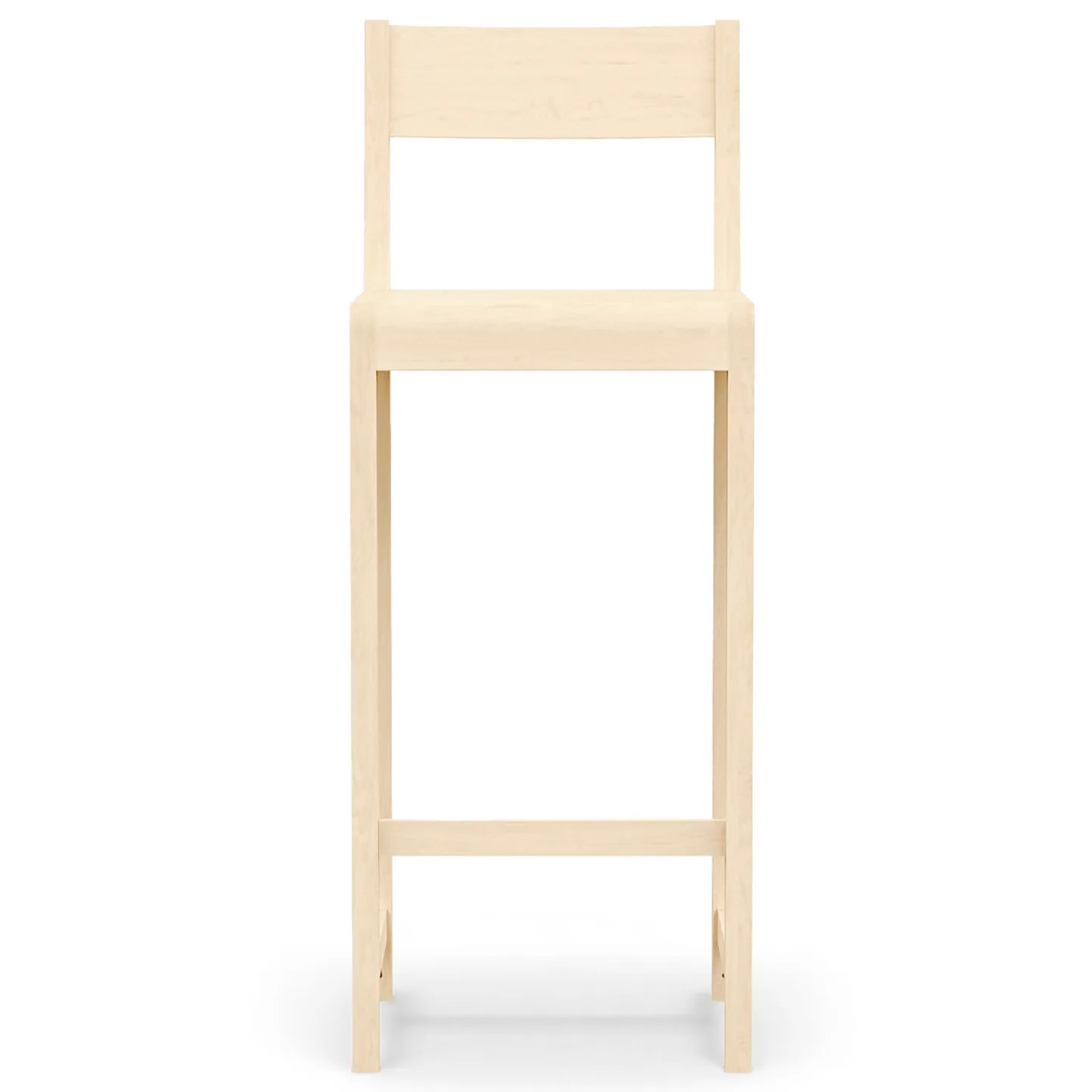 Frama - Bar Chair 01 – Natural Birch – H76 - Barstolar - Frama Studio - Träfärgad - Trä
