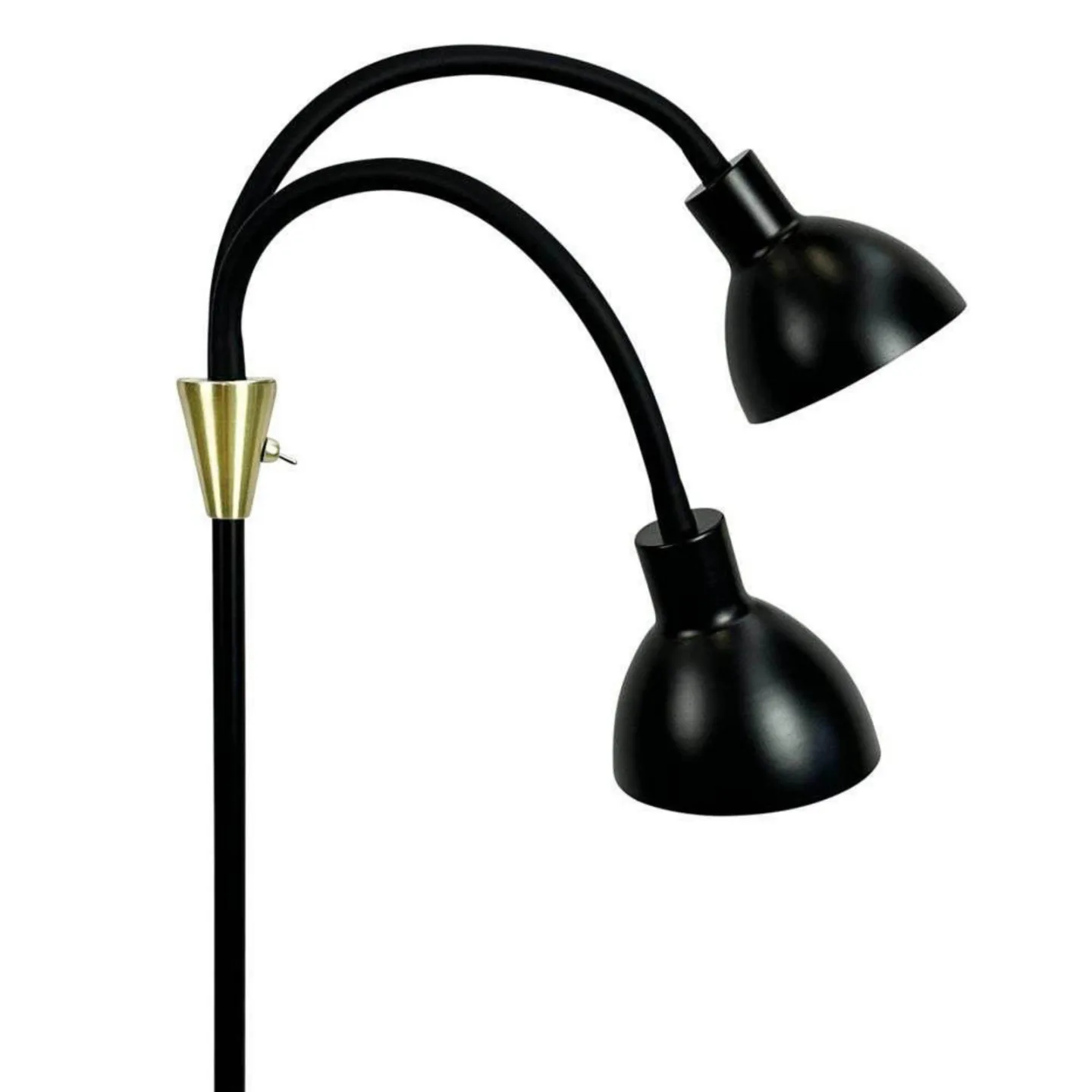 Lilje Golvlampa Svart/Mässing - Dyberg Larsen - Vardagsrum - Metall
