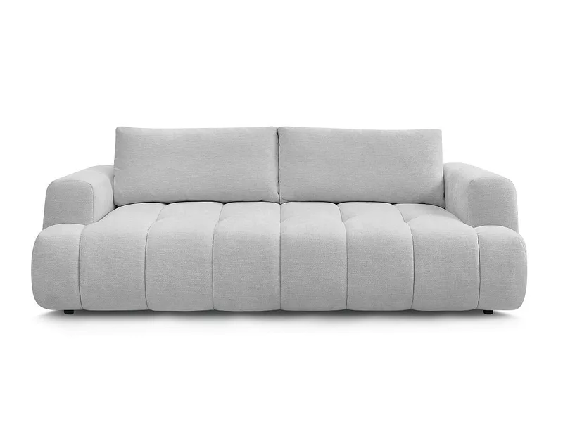 3er Sofa BOBOCHIC FUJI Stoff hellgrau