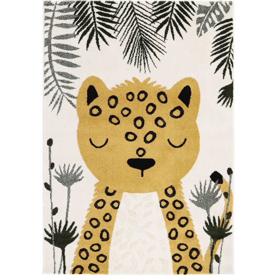 Kinderteppich Phylicia Honey Polypropylen Tiermuster 120 x 170 cm