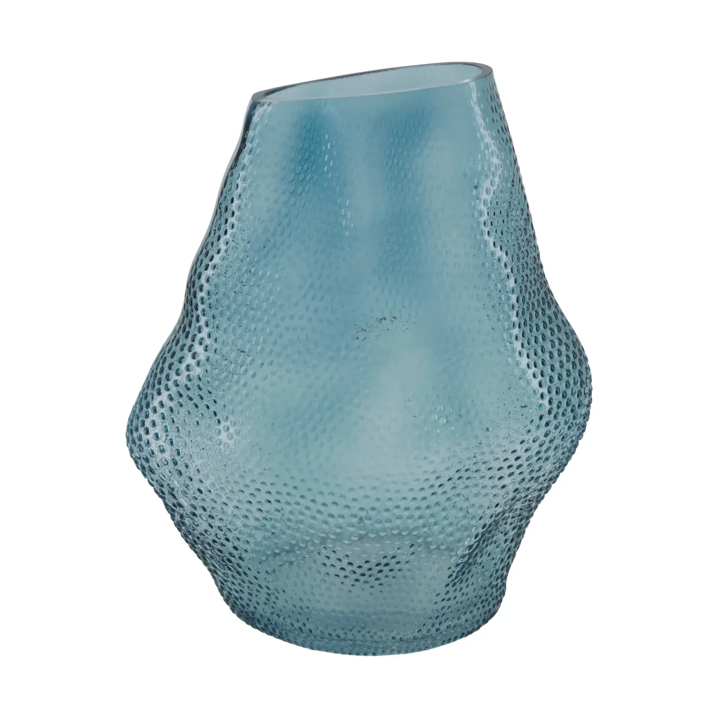 Decofinder Vase Glas, Blau | Schubiger Möbel