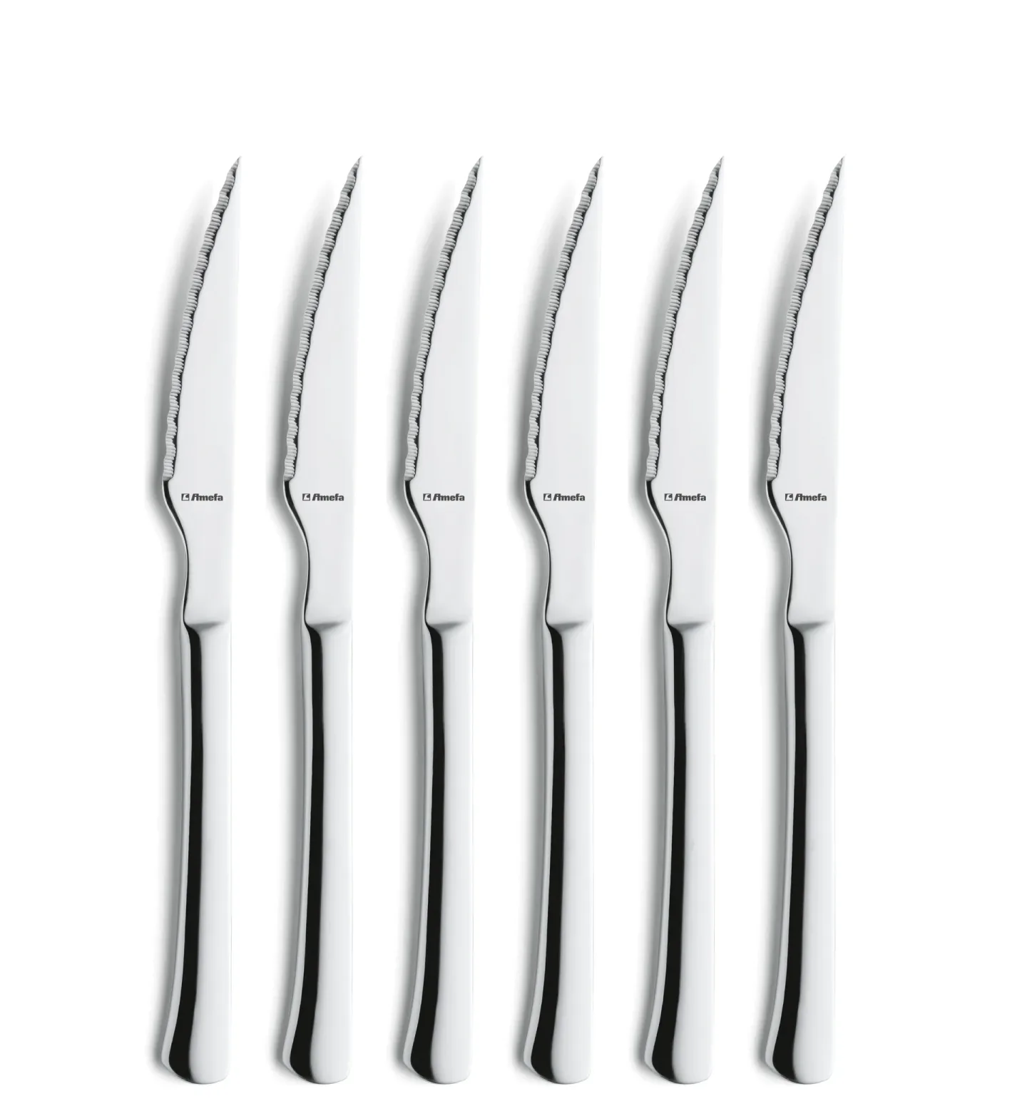 Amefa Chuletero Grillmesser 6er-Pack Edelstahl