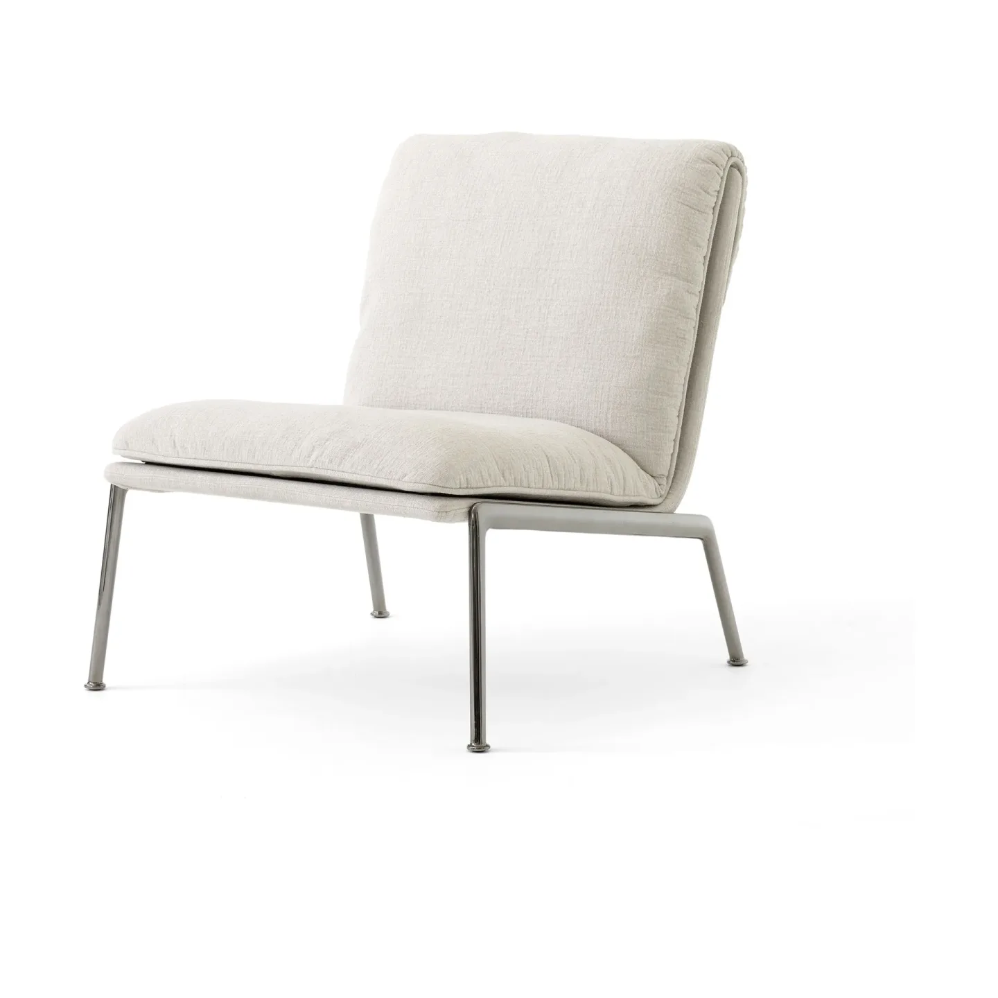 &Tradition Muno LN18 loungefåtölj Dark chrome-Cifrado 0221