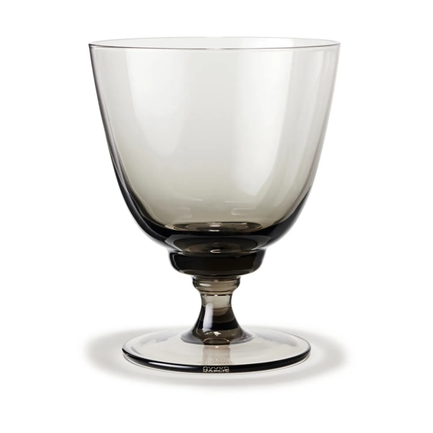 Holmegaard Flow Glas auf Fuß 35cl Smoke