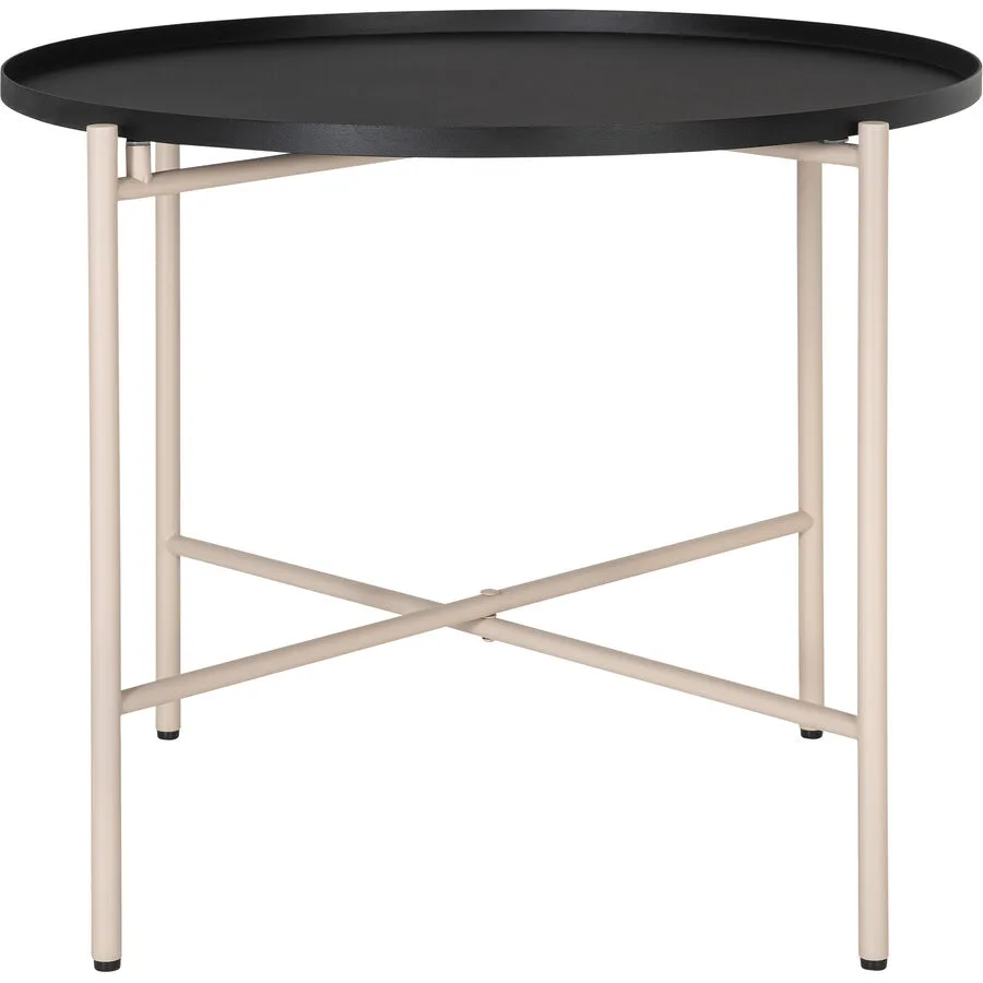 Beistelltisch Kim Schwarz Metall 50 cm