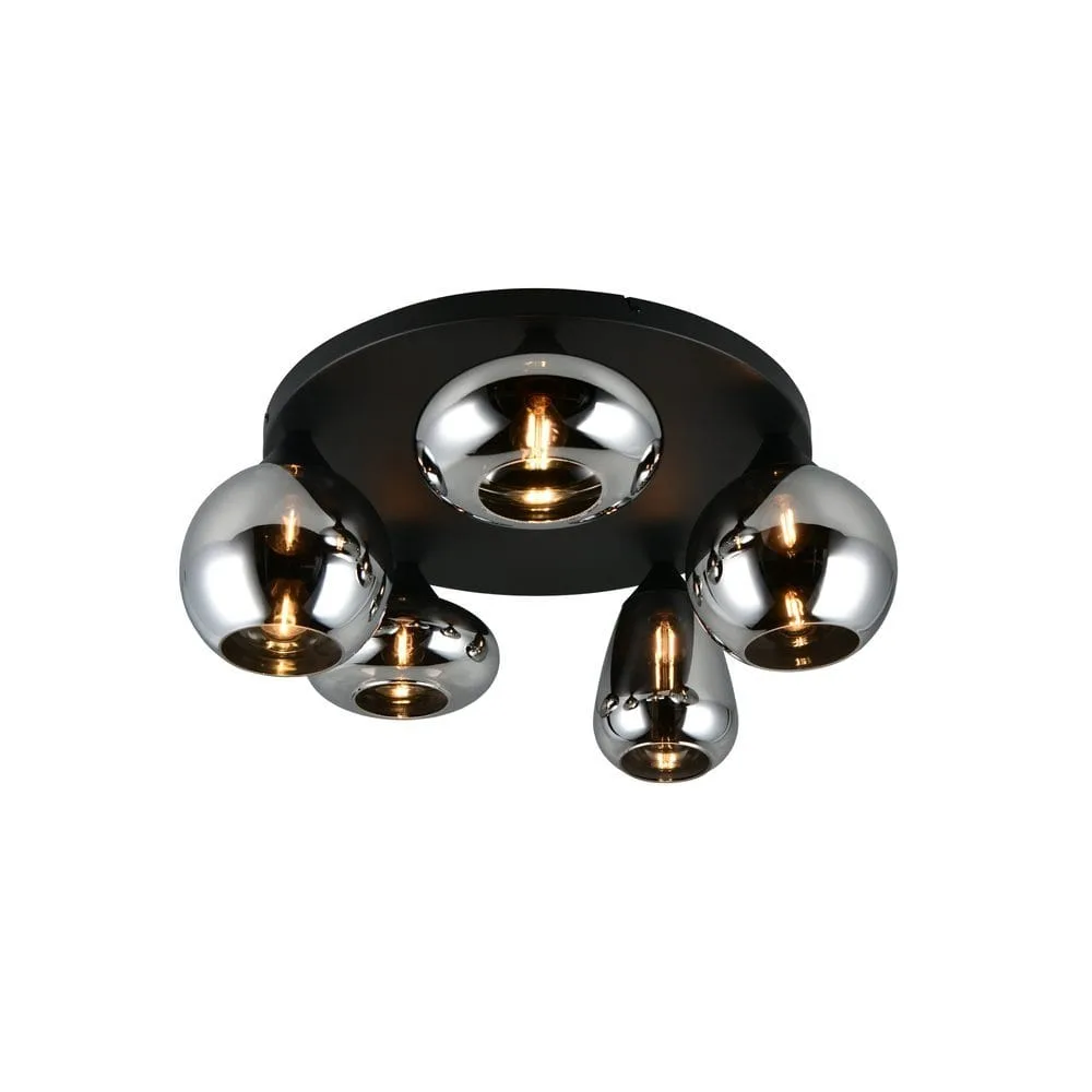 Taklampa TRIO Lumina - 5 lampor, Kromad