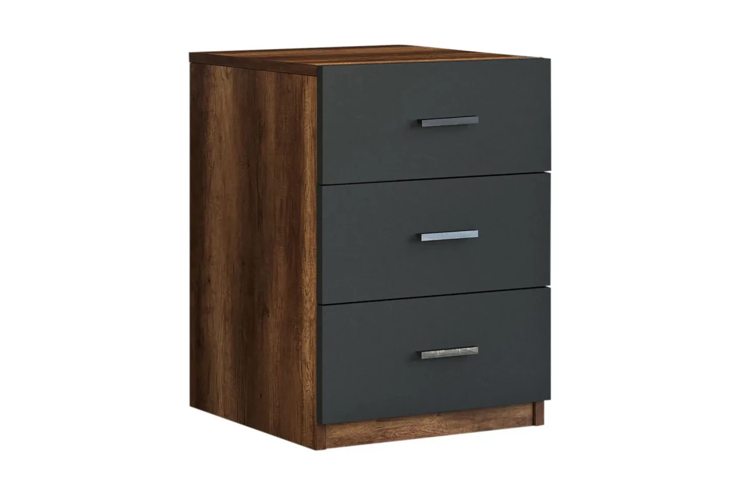 Barrock Sängbord 45 cm - Teak/Antracit