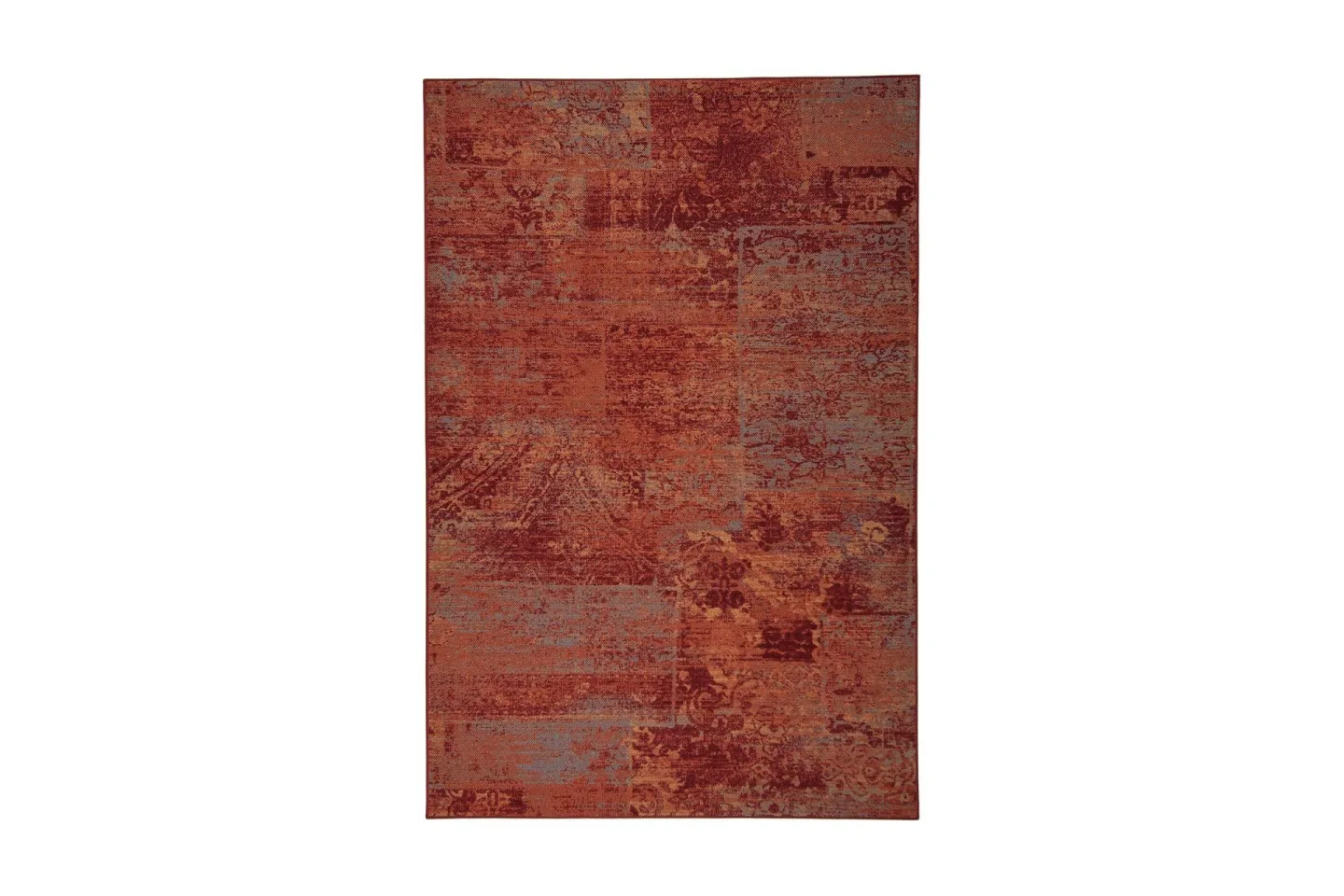 Rustiikki Matta 80x150 cm Röd-orange - Vm Carpet