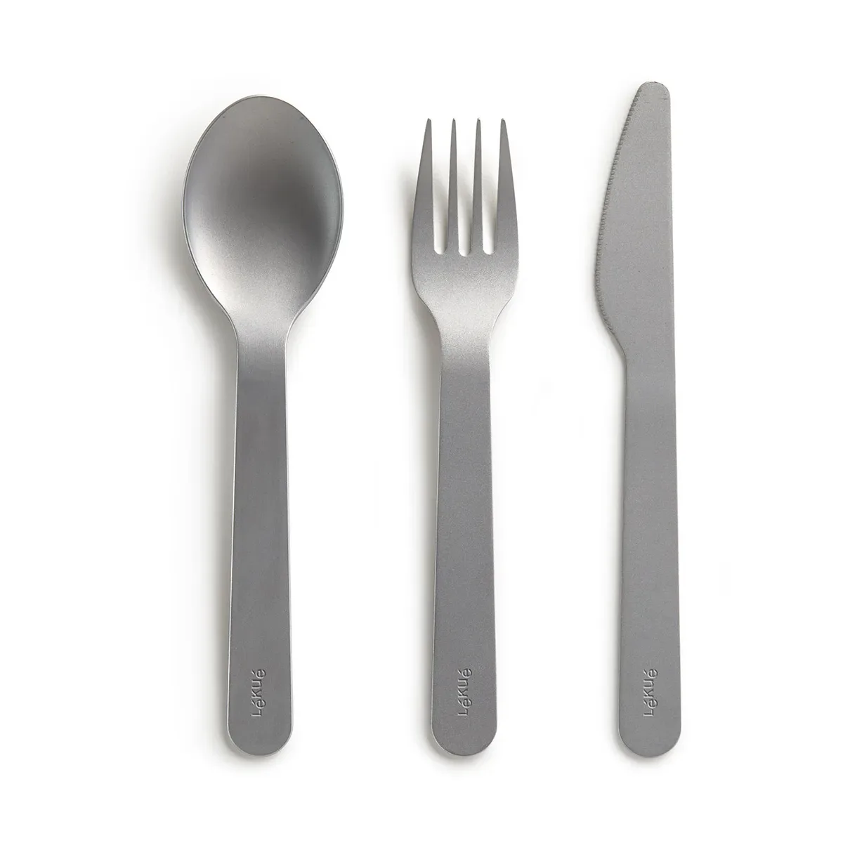 Lékué Lékué Basics To Go Besteckset 3 Teile Edelstahl