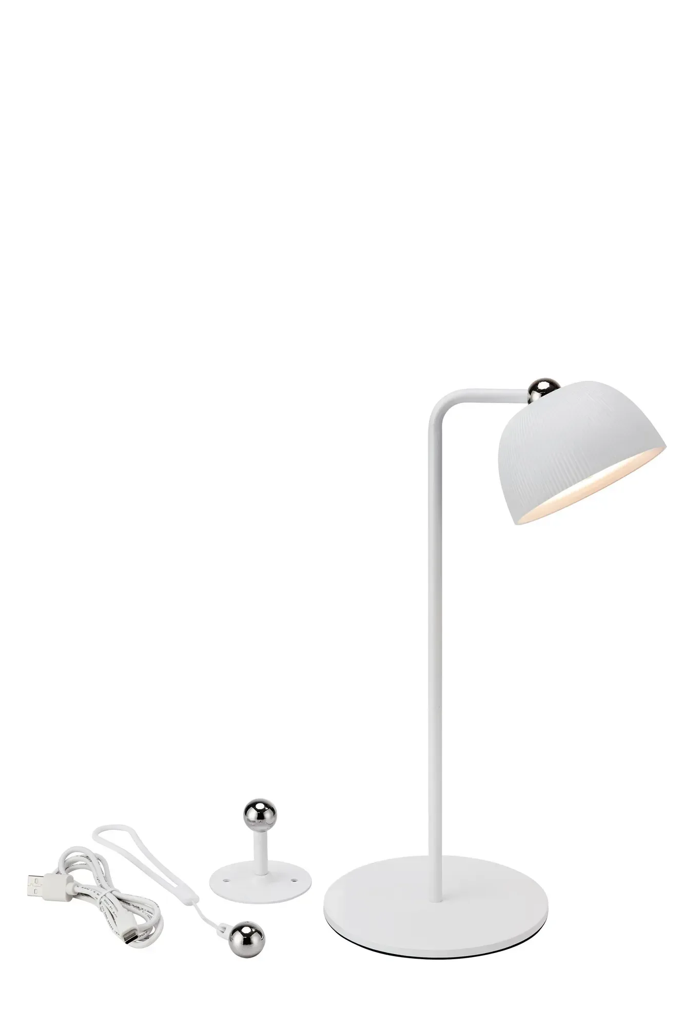 Diverse Wiederaufladbar Tischlampe Weiß 3-in-1