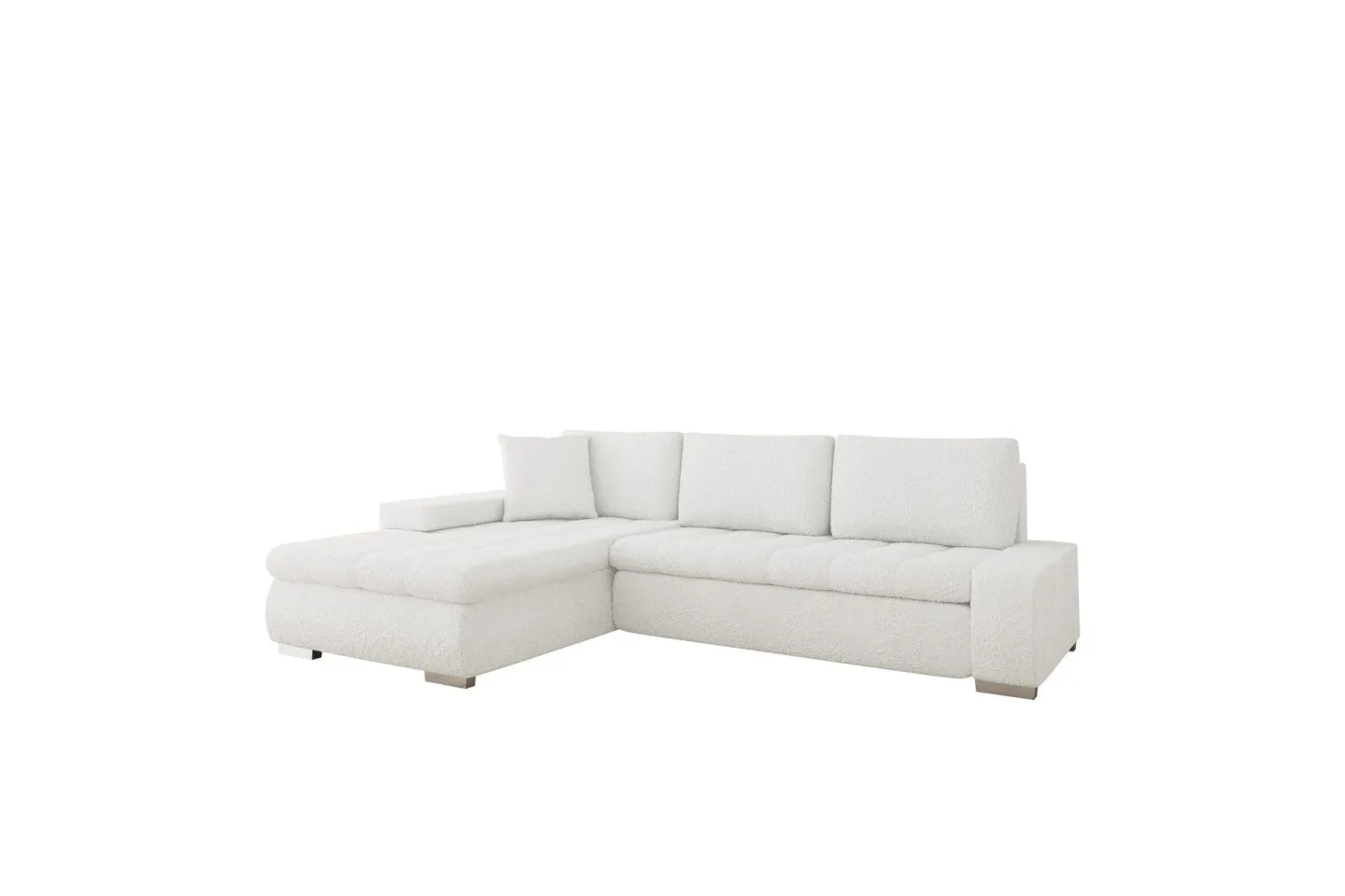 Cerys Soffa med Divan 3-sits - Vit