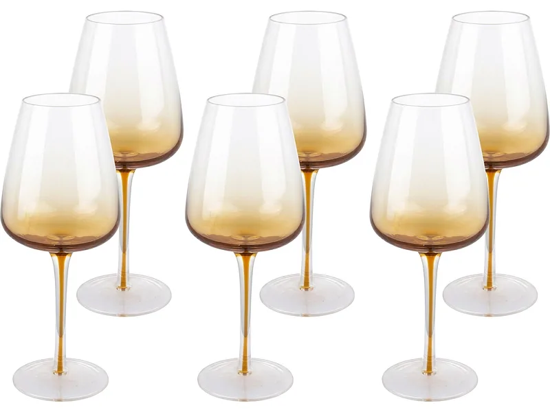 Glas-Set TOLGA 6 -teilig braun 0.36 L