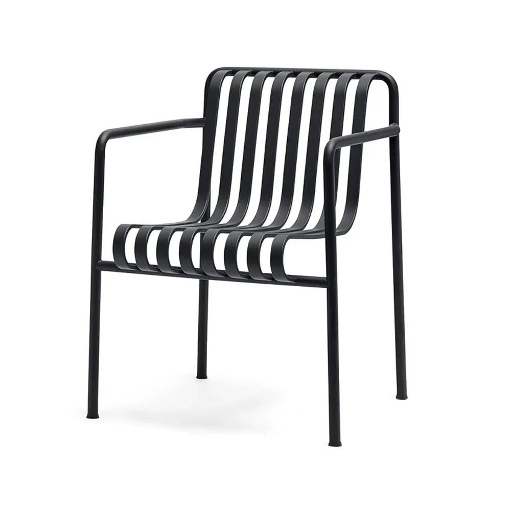 HAY Palissade Dining karmstol Anthracite