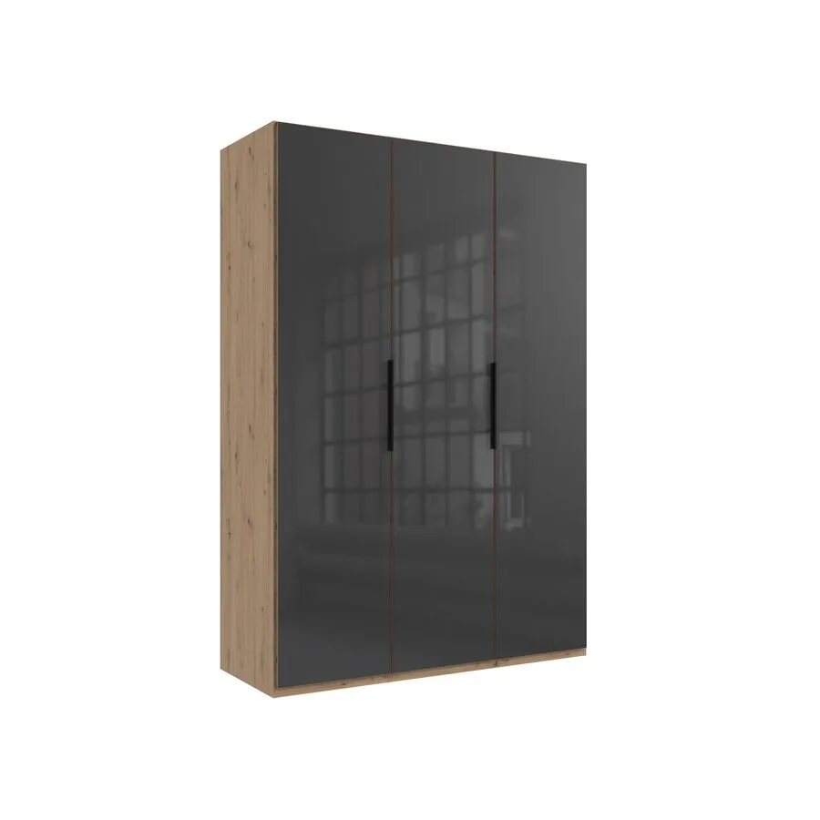 Kleiderschrank Sanko Eiche Nachbildung Holzwerkstoff B 150 cm