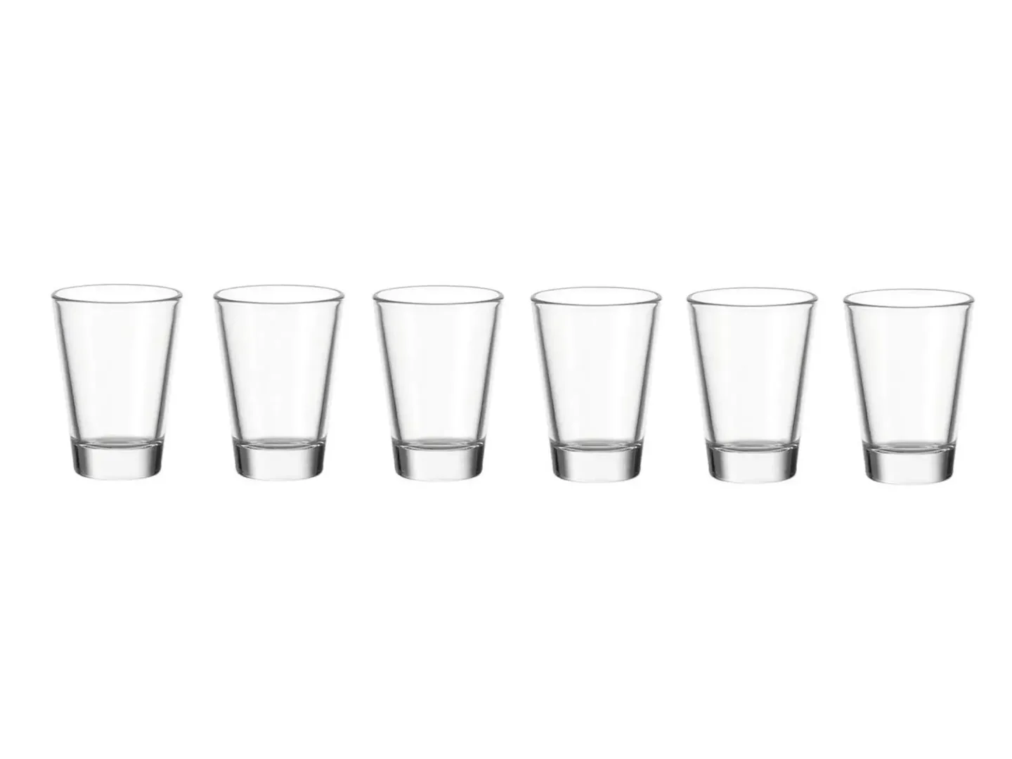 Alltron Schnapsglas Ciao 0.6 Dl, 6 Stück Transparent | Schubiger Möbel
