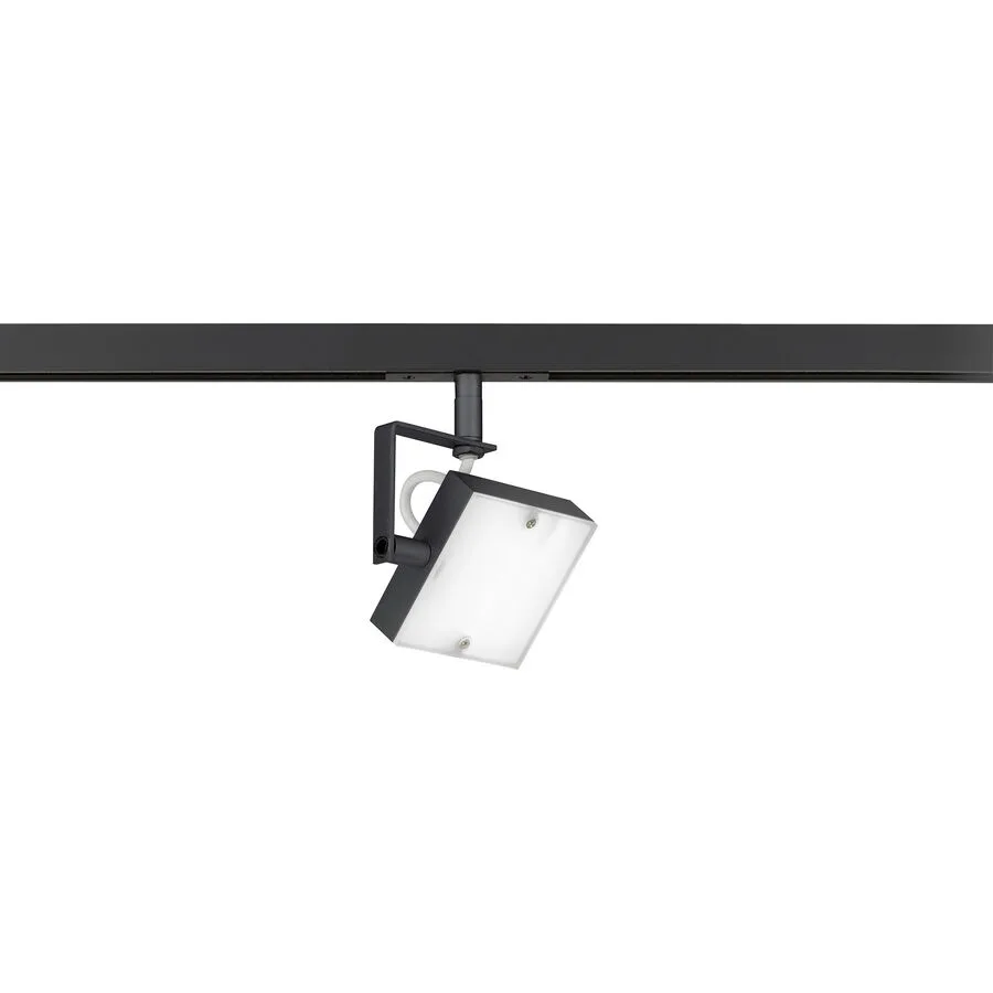 System HV-Track6 Schwarz Metall 1 cm 8 cm - LED - Lichtfarbe: Extra warmweiss - LED Energiesparlampen