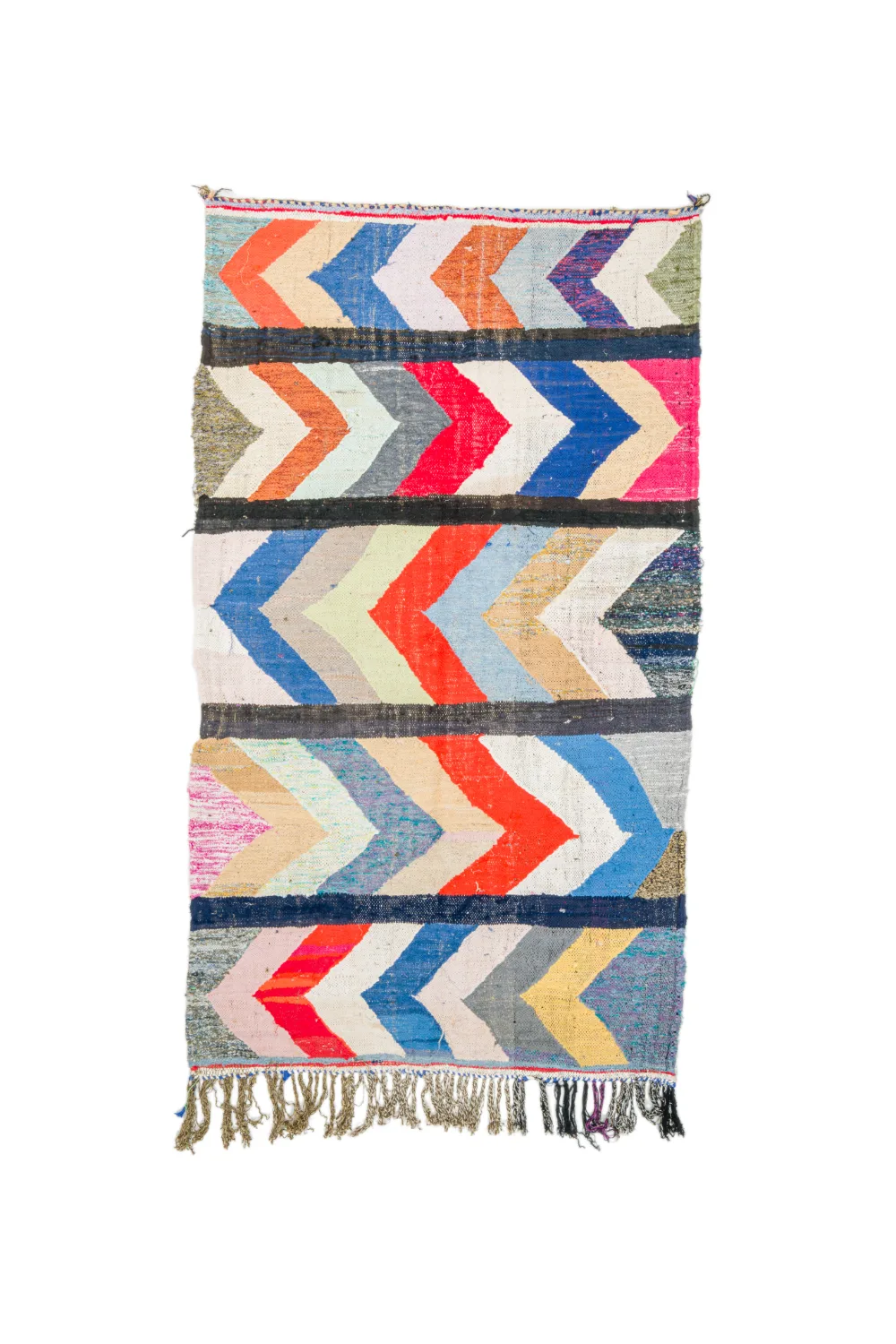 Marokkansk Boucherouite-teppe 135 x 250 cm (Størrelse: 135 x 250 cm)
