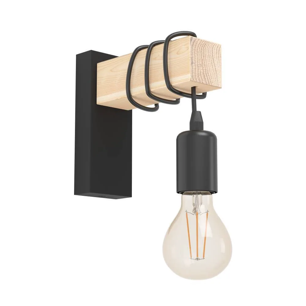 Eglo - Townshend - Vägglampa - Svart