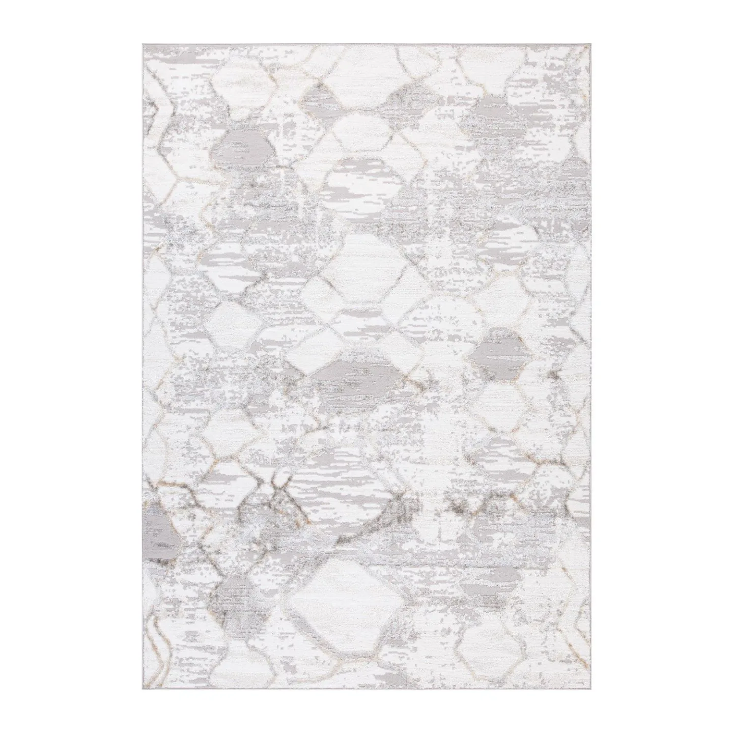 Matta Vanor 100x150 cm - silver/vit
