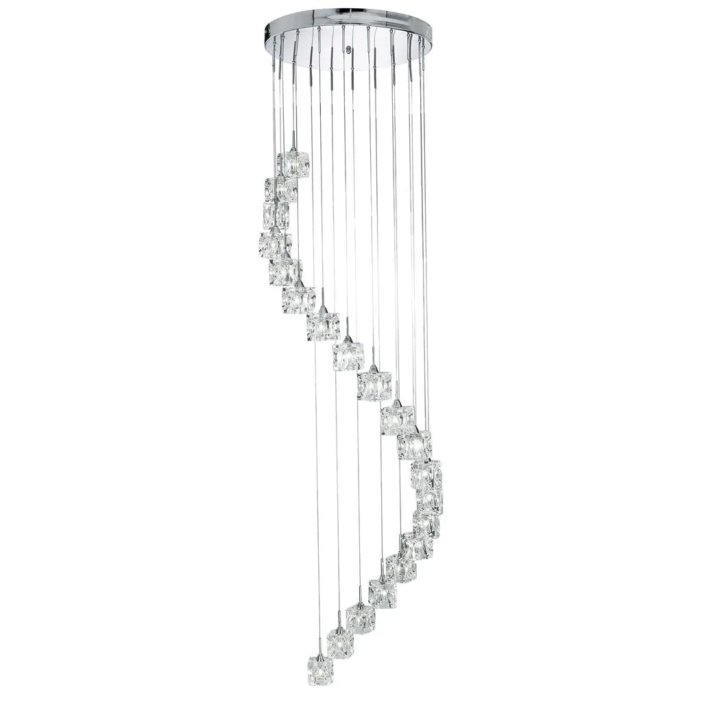 Searchlight - Ice Cube Ø45 - Taklampa - Krom