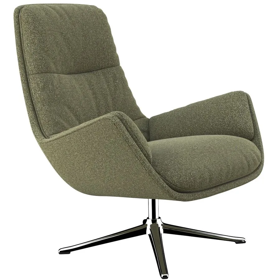 Sessel Halani moosgrün Stoff B 93 T 84 H 95 cm