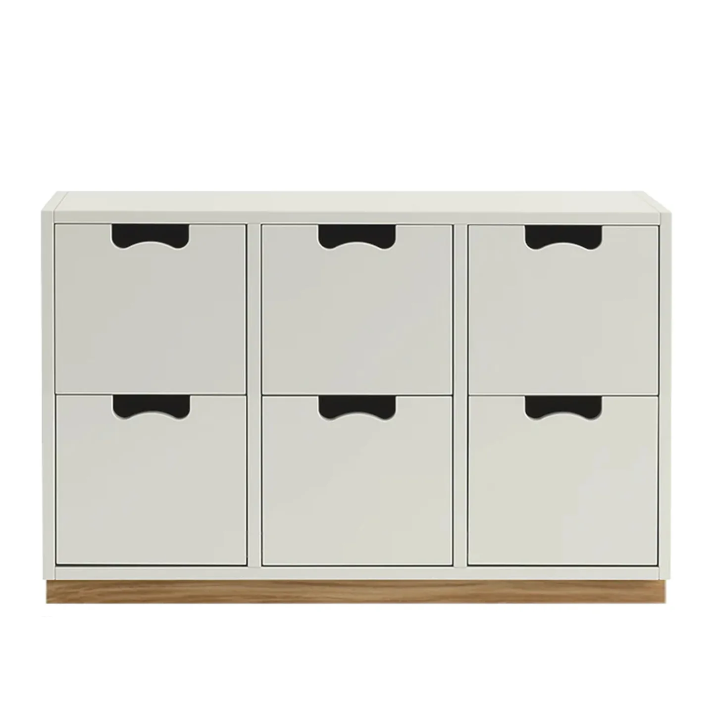 Asplund - Snow Drawer B2 - White, Ek Sockel - Byråer - Thomas Sandell & Jonas Bohlin - Vit - Trä