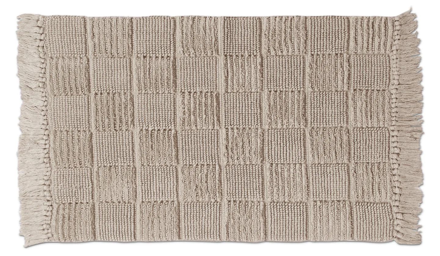 Baderomsmatte - Duna (beige) (Størrelse: 70 x 120 cm)
