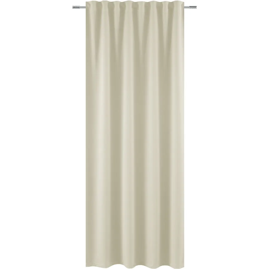 Vorhang Eva platin 100% Polyester B 135 cm Halbtransparent