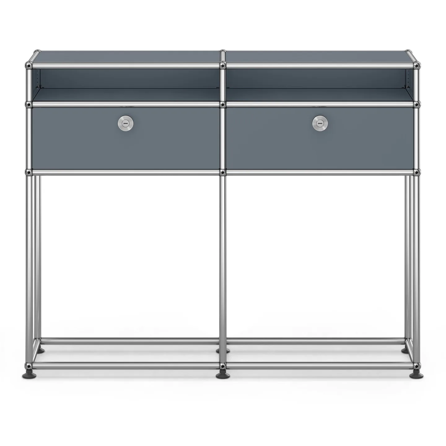 USM - USM Haller Sideboard M51 USM Mid Gray - Skänkar och sideboards - Fritz Haller & Paul Schärer - Grå - Metall