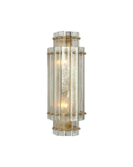 Cadence Tiered Sconce Antique Brass