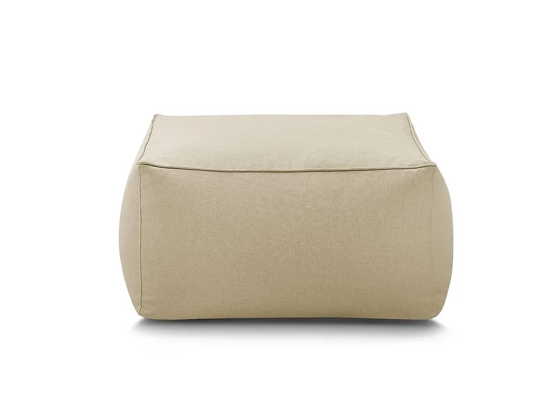 Gartenhocker BOBOCHIC RIVIERA Stoff Beige