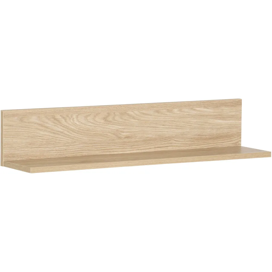 Wandregal Almo eiche Holzwerkstoff B 80 cm H 15.7 cm
