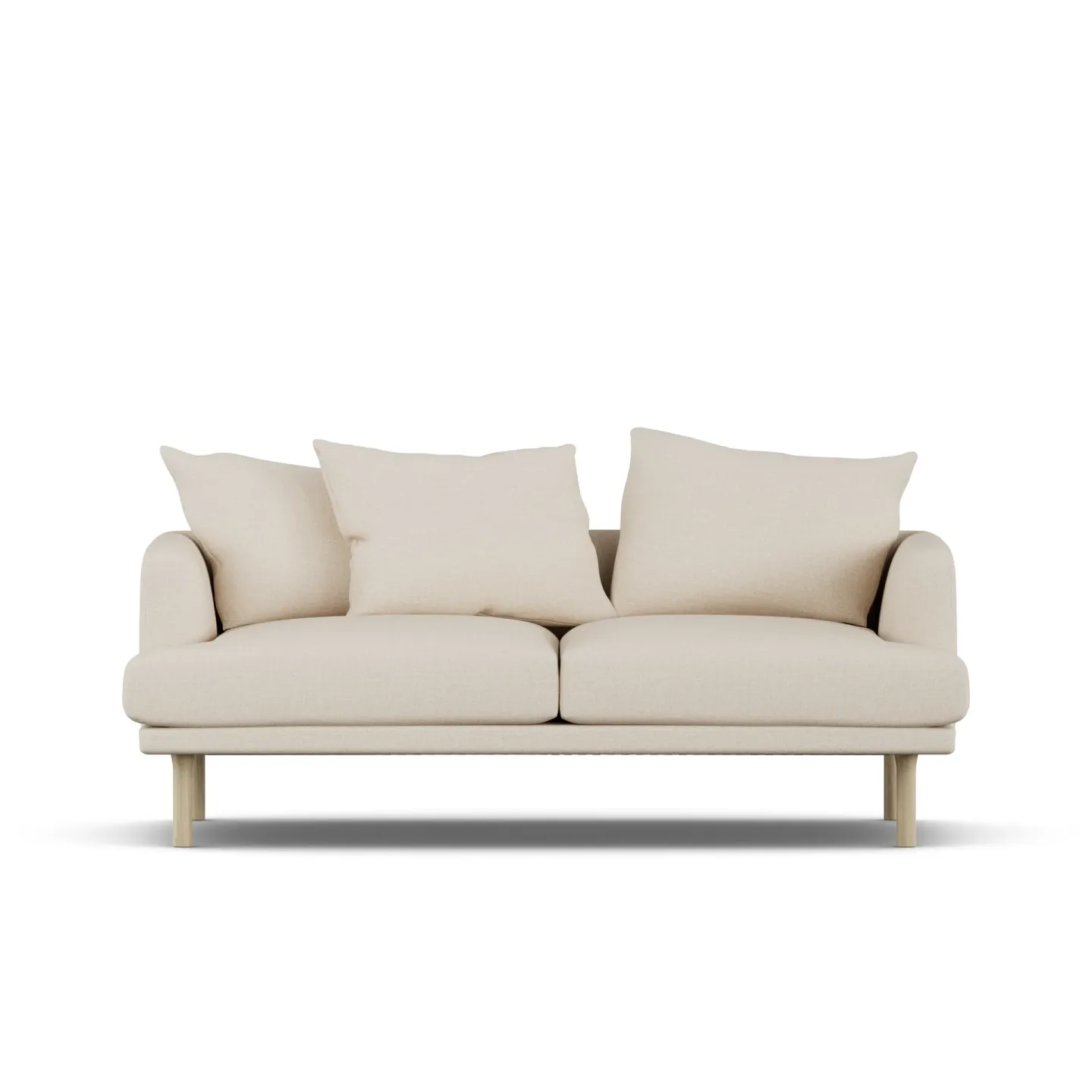 1898 Sjövik soffa Same Beige 6670-vitoljad ek, 2,5-sits