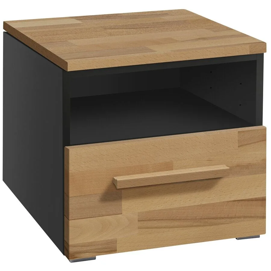 Hasena Nachttisch Jolantha Kernbuche Holz/MDF Massivholz B 45 H 41 cm