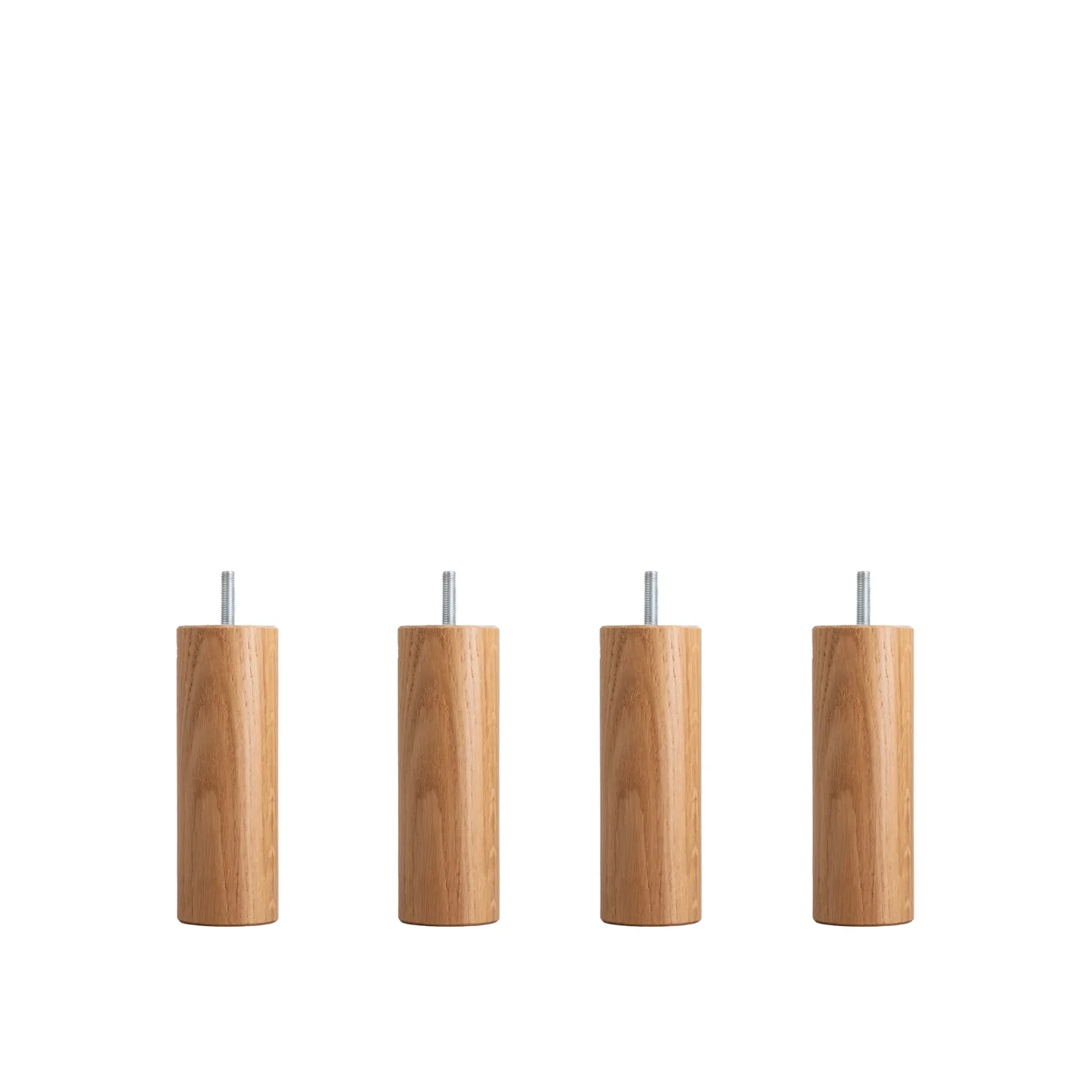 DUX - DUX SC sängben rund ek lackad 4-pack 16 cm - Sängben - Träfärgad - Trä