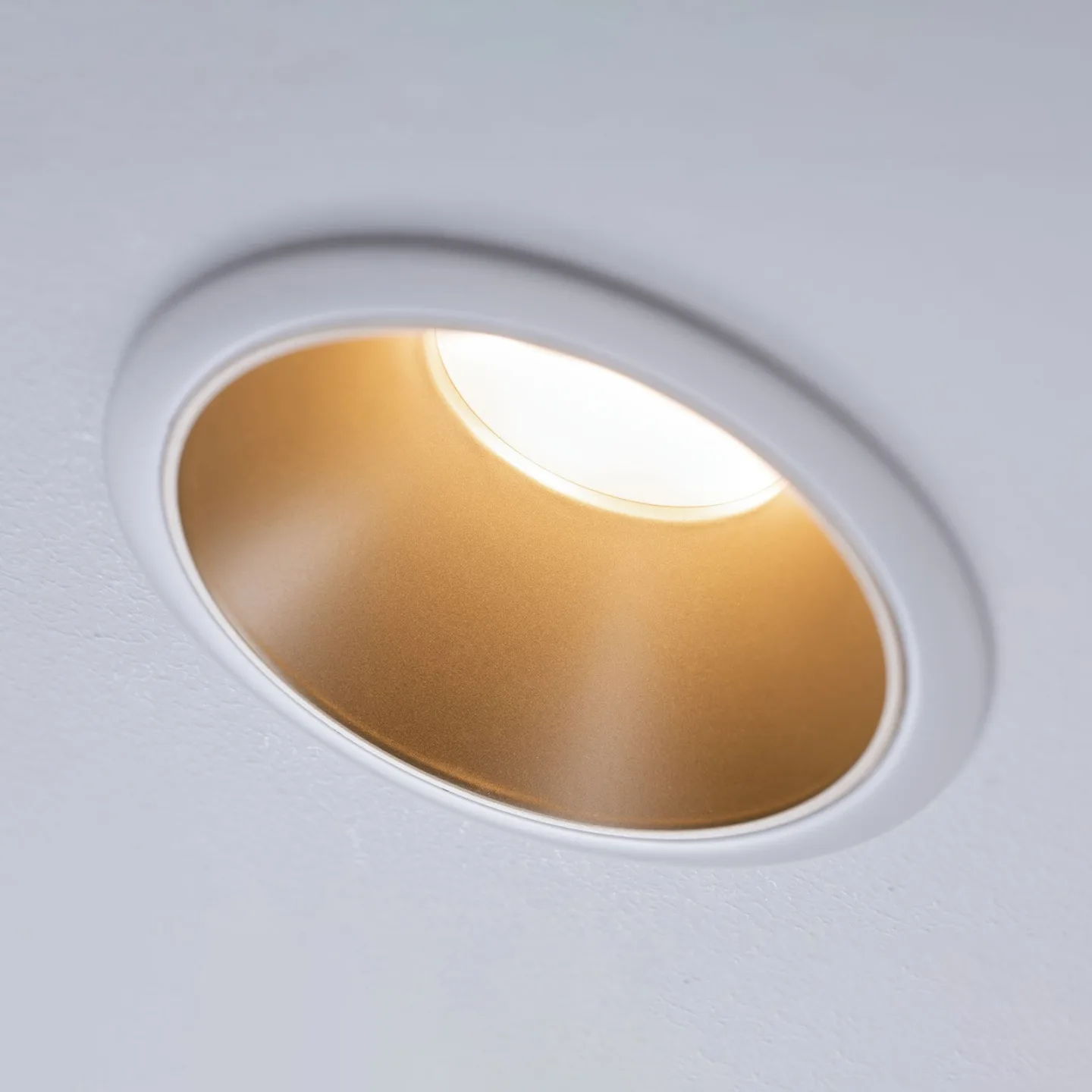 Cole LED-spotlight, guldvit, 3-pack - Paulmann - Hall - Modern - Metall - Med en ljuskälla