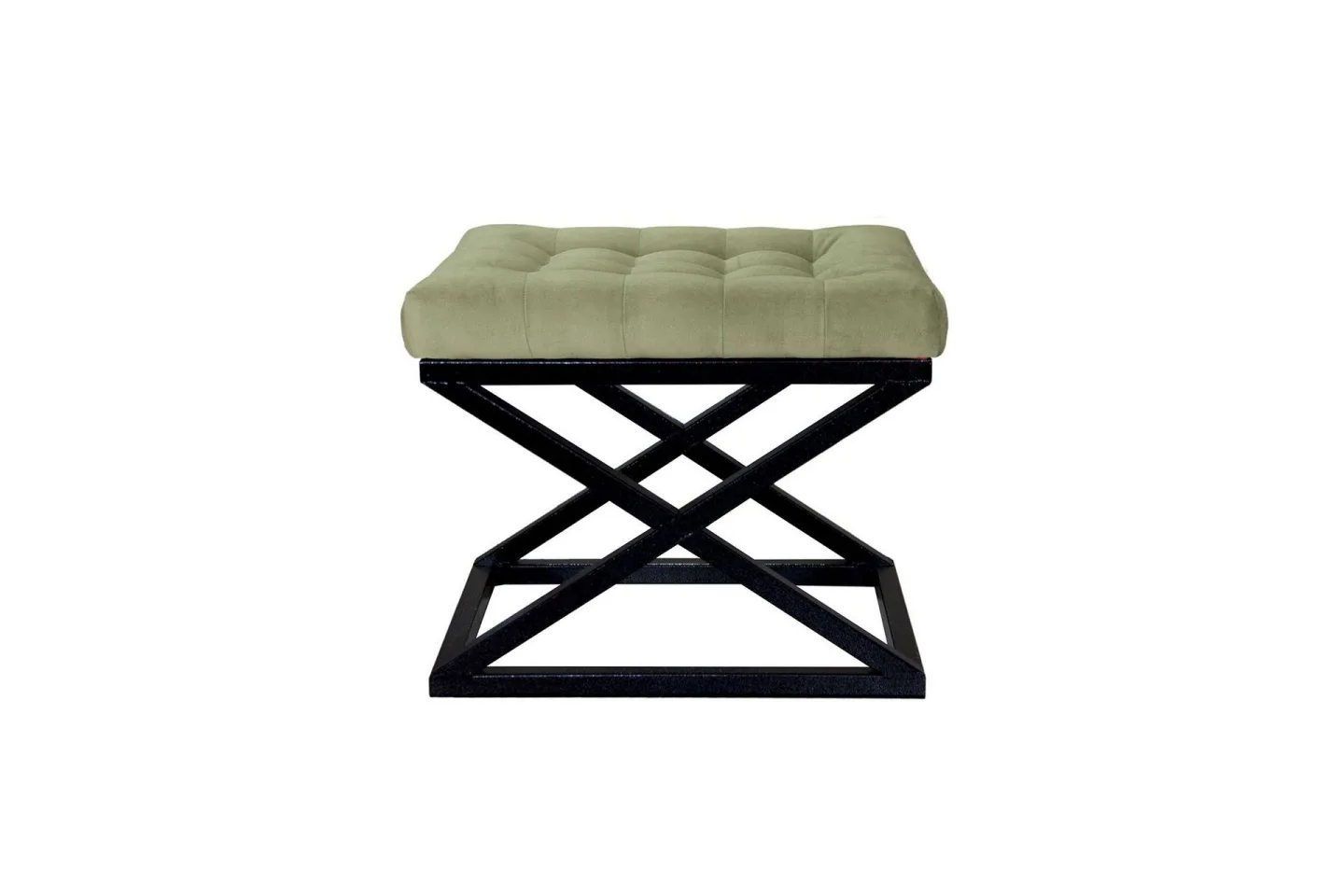 Gillie Sittpuff 40 cm - Svart/Grön
