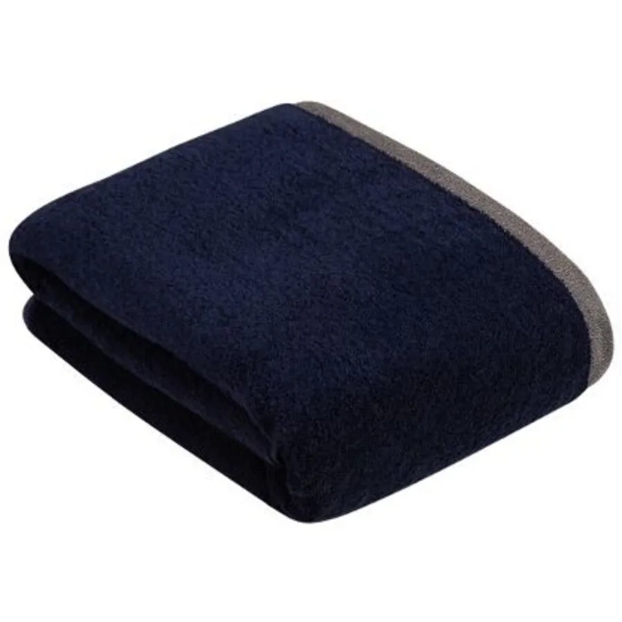 Bugatti Badetuch Prato Marine Blau Baumwolle