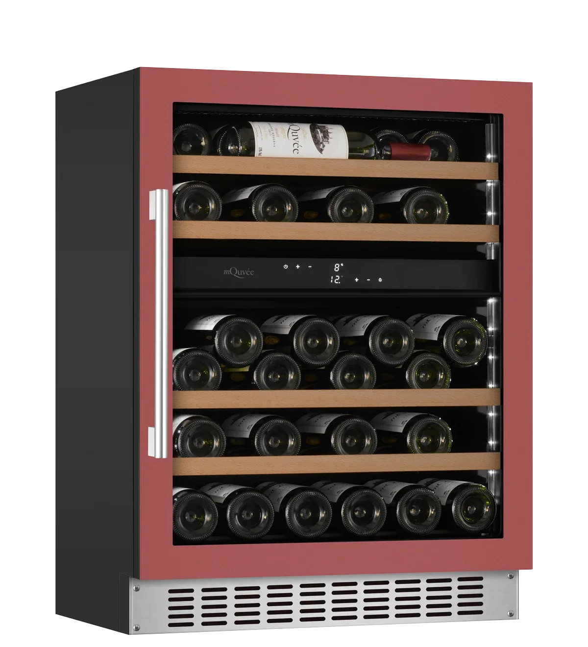 Weinkühlschrank einbau 60 cm - mQuvée WineCave 700 60D Maßanfertigung, 2 Temperaturzonen